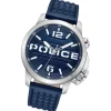 Police Herrenuhr Leder dunkelblau Police Automated Armbanduhr UPOD0021702