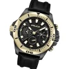 Police Herrenuhr Leder schwarz Police Electrical Armbanduhr UPOF0022501