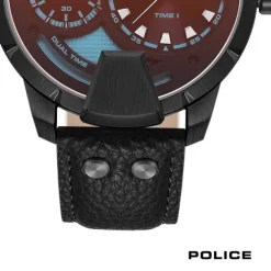 Police Herrenuhr Leder schwarz Police Huntley Armbanduhr UPOA0022001