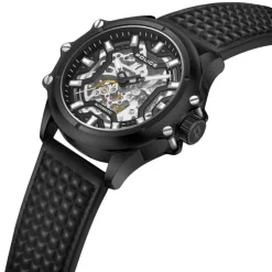 Police Herrenuhr Leder schwarz Police Luang Armbanduhr UPOE1601801