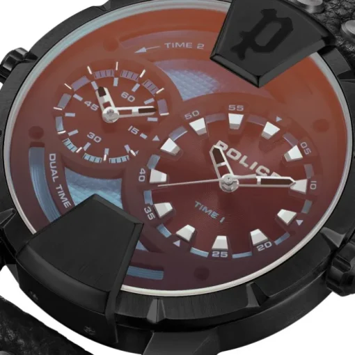 Police Herrenuhr Leder schwarz Police Huntley Armbanduhr UPOA0022001