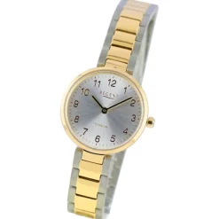 Regent Damen Armbanduhr Analog Metallarmband gold silber UR2192517