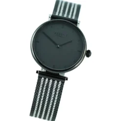 Regent Damen Armbanduhr Analog Metallarmband schwarz silber UR2252506