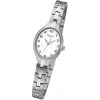 Regent Damen Armbanduhr Analog F-1162 Quarz-Uhr Titan silber URF1162