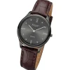 Regent Damen Armbanduhr Analog Lederarmband braun UR2114085