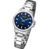 Regent Damen Armbanduhr Analog Metallarmband silber UR2254017