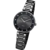 Regent Damen Armbanduhr Analog Metallarmband dunkelgrau UR2254043