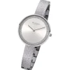 Regent Damen Armbanduhr Analog Metallarmband silber URBA685
