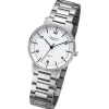 Regent Damen Armbanduhr Analog Metallarmband silber URF1482