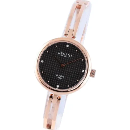 Regent Damen Armbanduhr Analog Metallarmband rosegold UR2214004