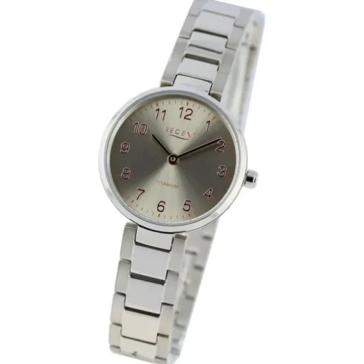 Regent Damen Armbanduhr Analog Metallarmband silber UR2192519
