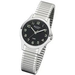Regent Damen Armbanduhr Analog 2242415 Quarz-Uhr Metall silber UR2242415