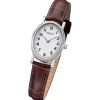 Regent Damen Armbanduhr Analog Lederarmband braun URF1305