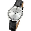Regent Damen Armbanduhr Analog Lederarmband schwarz UR2114083