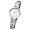 Regent Damen Armbanduhr Analog GM-2120 Quarz-Uhr Metallband silber URGM2120