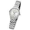 Regent Damen Armbanduhr Analog GM-2128 Quarz-Uhr Metallband silber URGM2128
