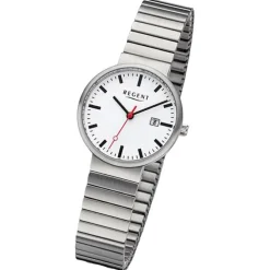 Regent Damen Armbanduhr Analog Edelstahlarmband silber URF1359