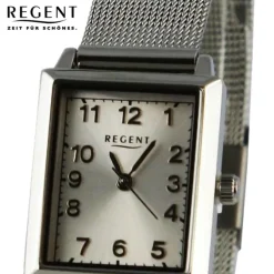 Regent Damen Armbanduhr Analog Metallarmband silber UR2251520