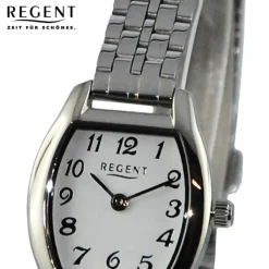 Regent Damen Armbanduhr Analog Metallarmband silber UR2251592