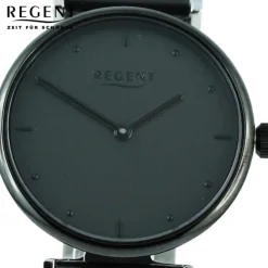 Regent Damen Armbanduhr Analog Metallarmband schwarz silber UR2252506