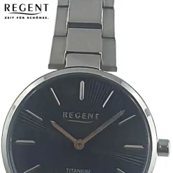 Regent Damen Armbanduhr Analog Metallarmband silber UR2192515