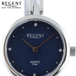 Regent Damen Armbanduhr Analog Metallarmband silber UR2254006