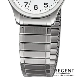Regent Damen Armbanduhr Analog Edelstahlarmband silber URF1512