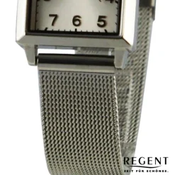 Regent Damen Armbanduhr Analog Metallarmband silber UR2251520