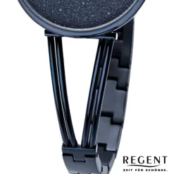 Regent Damen Armbanduhr Analog Metallarmband dunkelblau URBA684