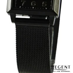 Regent Damen Armbanduhr Analog Metallarmband schwarz UR2251526