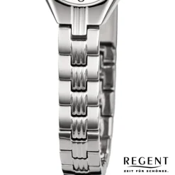 Regent Damen Armbanduhr Analog Metallarmband silber URF1468