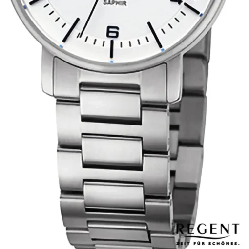 Regent Damen Armbanduhr Analog Metallarmband silber URF1482