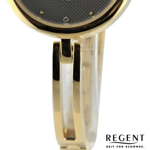 Regent Damen Armbanduhr Analog Metallarmband gold UR2214001