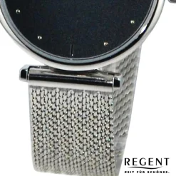 Regent Damen Armbanduhr Analog Metallarmband silber UR2251589