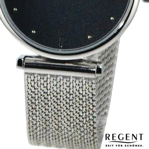 Regent Damen Armbanduhr Analog Metallarmband silber UR2251589