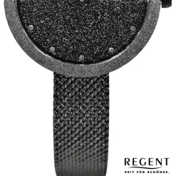 Regent Damen Armbanduhr Analog Metallarmband schwarz UR2252543