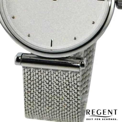 Regent Damen Armbanduhr Analog Metallarmband silber UR2251588