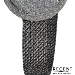 Regent Damen Armbanduhr Analog Metallarmband schwarz UR2252542