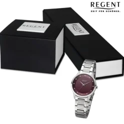 Regent Damen Armbanduhr Analog Metallarmband silber UR2252810