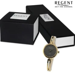 Regent Damen Armbanduhr Analog Metallarmband gold UR2214001