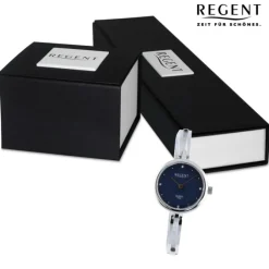 Regent Damen Armbanduhr Analog Metallarmband silber UR2254006