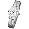 Regent Damen, Herren-Armbanduhr F-885 Quarz-Uhr Stahl-Armband silber URF885