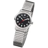 Regent Damen, Herren-Armbanduhr 32-F-1016 Quarz-Uhr Edelstahl-Armband silber URF1016