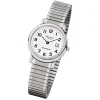 Regent Damen, Herren-Armbanduhr F-884 Quarz-Uhr Stahl-Armband silber URF884