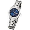 Regent Damen-Armbanduhr F-518 Quarz-Uhr Stahl-Armband silber URF518