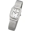 Regent Damen-Armbanduhr F-268 Quarz-Uhr Stahl-Armband silber URF268