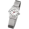 Regent Damen-Armbanduhr F-898 Quarz-Uhr Stahl-Armband silber URF898