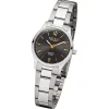 Regent Damen-Armbanduhr F-1326 Quarz-Uhr Edelstahl-Armband silber UR2253411