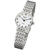 Regent Damen-Armbanduhr F-609 Quarz-Uhr Stahl-Armband silber URF609