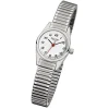 Regent Damen-Armbanduhr F-270 Quarz-Uhr Stahl-Armband silber URF270